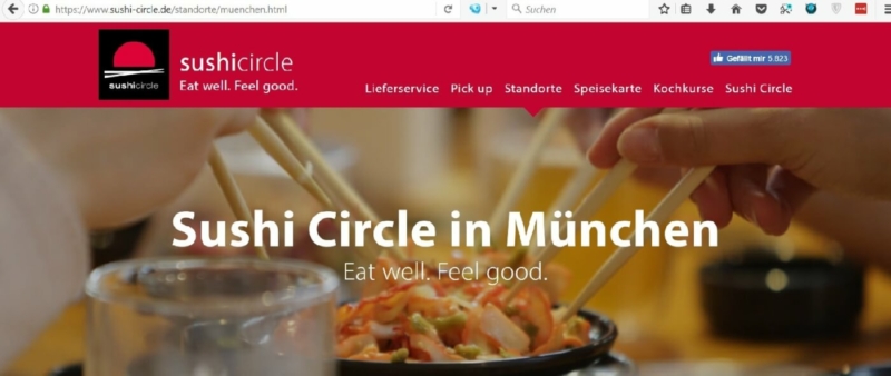 Sushi Circle in der Münchner Leopoldstraße