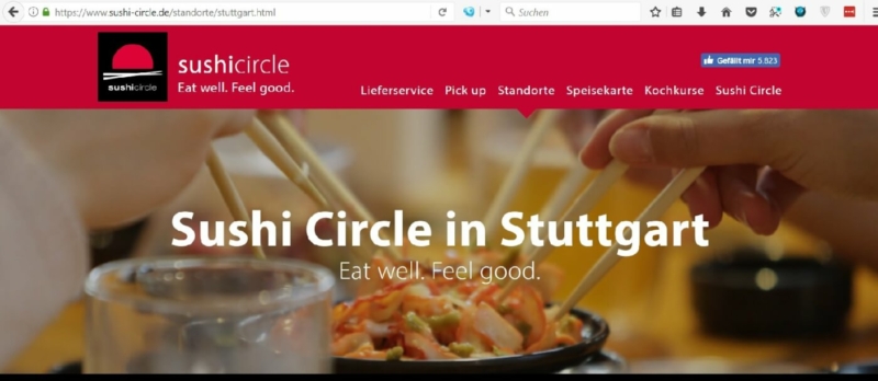 Sushi Circle in Stuttgart am Rotebühlplatz