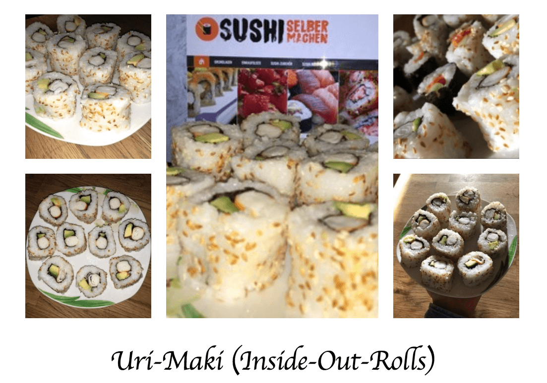 Inside Out Rolls: California Rolls Rezept - Sushi selber machen